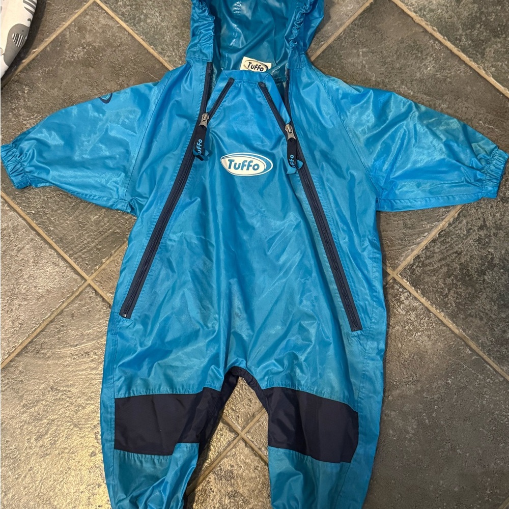 Tufo Blue Waterproof Kids' Rain Suit